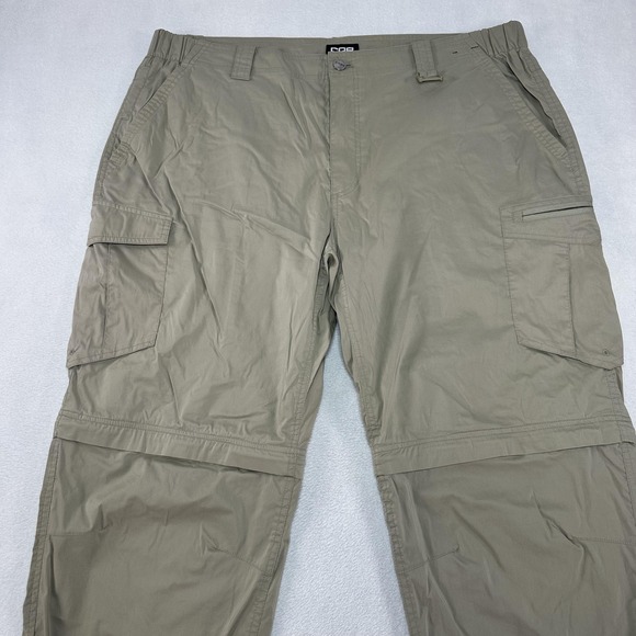 CQR Other - CQR‎ Pants Mens 40x30 Tan Convertible Zip Off Cargo Hiking Outdoors Travel